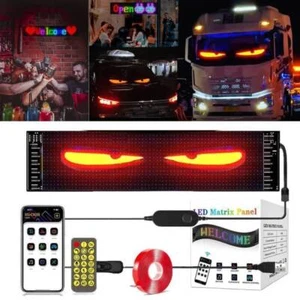 2pcs Programmable Flexible Led Display, Blazexel Devil Eyes Light for Cars Truck - Picture 1 of 12