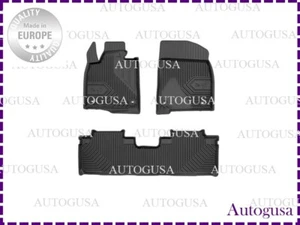 NEW LHD FULL SET BLACK RUBBER FLOOR MATS CAR LINERS FOR LEXUS RX 2015-2022 AL20 - Picture 1 of 4