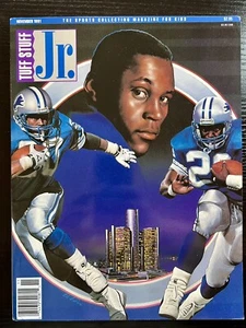 Tuff Stuff Jr~Barry Sanders~Lions~Football~Uncut Cards Included~Excellent Condit - Picture 1 of 14