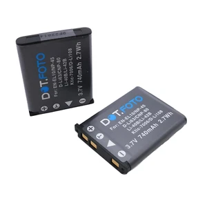 2x D-LI63 D-LI108 Battery for Pentax Optio L40 M40 RS1000 RS1500 T30 V10 V15 W30 - Picture 1 of 4