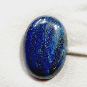 141 Ct Natural Big Size Lapis Lazuli Oval Cabochon Certified Gemstone V565