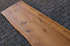 Waschbecken Tischplatte Platte Eiche Wild Massiv Holz mit Baumkante NEU Leimholz