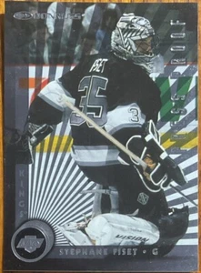 1997-98 Donruss Press Proofs Silver Stephane Fiset #179 #’d /2000 - Picture 1 of 3