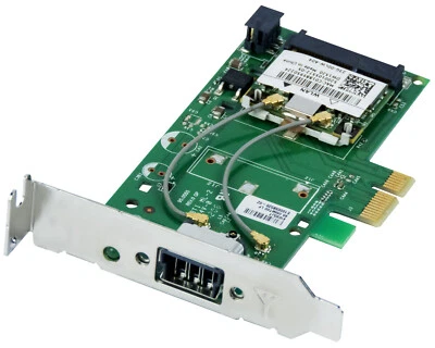 WIRELESS NETWORK ADAPTER DELL 0H04VY BCM943228HM4L PCIe x1 LP - Bild 1 von 2