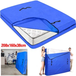 Easy Moving Mattress Storage Bag Waterproof Protector Dust Cover 208*160*38cm f - Picture 1 of 9