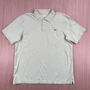 camicia vigneto vigneto uomo grande verde polo piqué maglia preppy classico golf casual - Foto 1 di 9