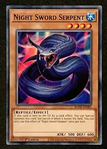 Nachtschwertschlange | BODE-EN081 | Gemeinsam | 1. | Burst of Destiny | YuGiOh TCG - Bild 1 von 3
