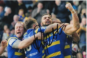 WARRINGTON WOLVES HAND SIGNED RYAN ATKINS 6X4 PHOTO 22. - Picture 1 of 1