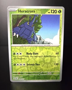Pokémon TCG - HERACROSS 008/167 - Reverse Holo - Twilight Masquerade 2024 - MINT - Picture 1 of 1