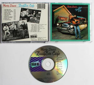 MARTY STUART Busy Bee Cafe CD 1982 Sugar Hill JOHNNY CASH Earl Scruggs OOP - Picture 1 of 1