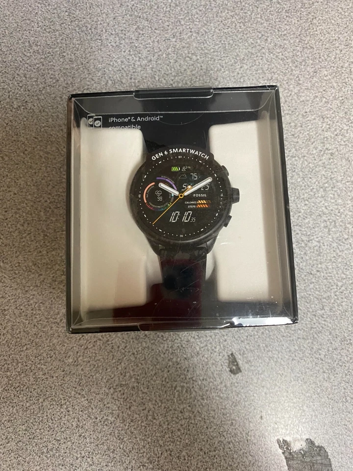 Fossil Watch Generation 6 WELLNESS Smart Watch FTW4069 Black - Image 1 of 1