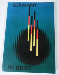 Germany in Brief Guide Book by Helmut Arntz, 1964 Federal Government - EXC - Picture 1 of 10