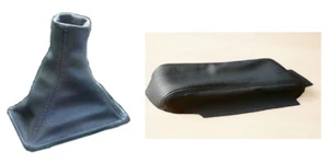 Custom made 1983 - 85 CELICA / SUPRA shift boot and console cover Leather new - Foto 1 di 1