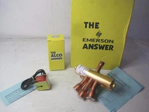 1816 Emerson RV Brass Reversing Valve Kit Valve and Coil RVS-3F45 RMF-24/50-60 - Picture 1 of 1