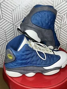 Nike Air Jordan Retro 13 Feuerstein 2010 Größe 9 414571-404 OG XIII blau grau Schuh - Bild 1 von 8