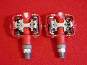 Nashbar Clipless Red Dual Sided Pedal Pedals MTB Used. - Picture 1 of 5