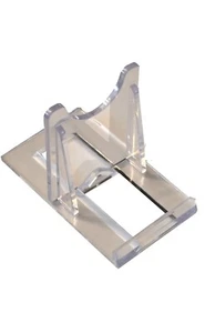 10 Plastic Display Stands for Fossil Mineral Crystal Made In The UK 7x5cm Loc1 - Picture 1 of 3