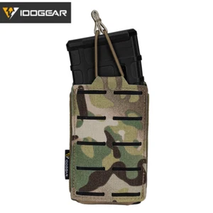 IDOGEAR Tactical LSR 5.56 Mag Bolsa Single Mag Carrier Airsoft MOLLE Bolsa Camuflada - Imagen 1 de 17
