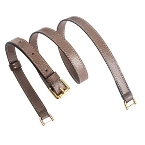Nuevo Bandolera de Cuero Real Correa para el Hombro Gucci Estuche de Cosméticos Hágalo Usted Mismo Kit Reemplazos - Imagen 1 de 15
