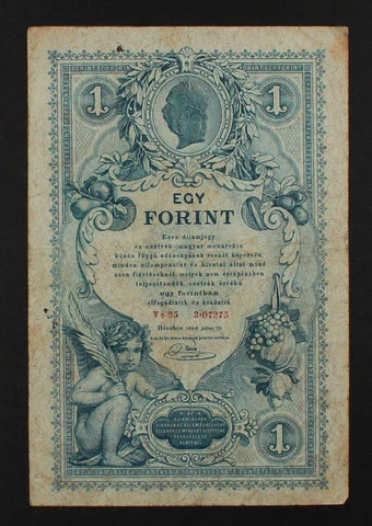 Austria 1 Gulden ... 1888 ... P-A156 ...  VF Cover
