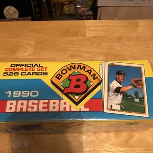 1990 Bowman Topps MLB Baseball 528 Cards in Box Unopened Factory Sealed VTG - Picture 1 of 5