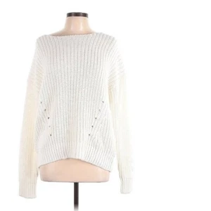 Nuevo con etiquetas Suéter Vineyard Vines Relajado Acanalado Cuello Redondo Malvavisco Talla Grande - Imagen 1 de 4