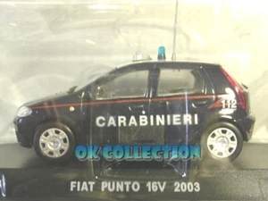 1:43 modellino Carabinieri / Police - FIAT PUNTO 16V - 2003 _(86) - Picture 1 of 1