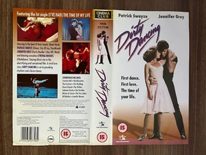 Vintage Dirty Dancing Patrick Swayze solo copertina VHS - edizione danese - senza nastro - Foto 1 di 1