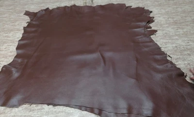 6 Pieles de cuero de piel de cordero real oveja cordero artesanía hágalo usted mismo pieles de piel marrón Foto 1 de 4