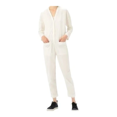 Комбинезон James Perse размер очень маленький ультратонкий вельвет цвета слоновой кости WKUP6439 325 долл. США - Изображение 1 из 4