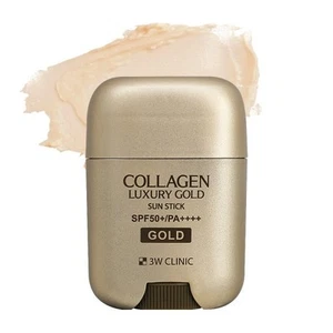 3W Clinic Collagene & Luxury Gold Sun Stick (0,64 once 18 g) SPF50+ PA++++ - Foto 1 di 9