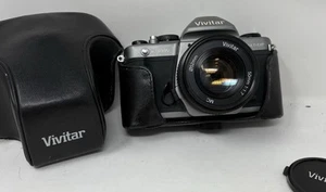 VIVITAR V3800N 35mm SLR Film Camera with 50mm f /1.7 lens. Includes case - Picture 1 of 5