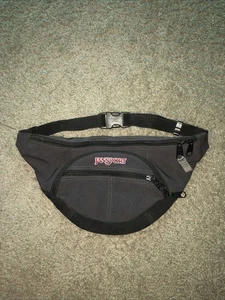 JanSport Bauchtasche Gürtel Taille Wandertasche schwarz Made in USA Vintage 90’s - Bild 1 von 7