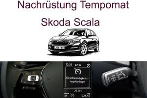 Nachrüstung Tempomat Skoda Scala bis 03/2024  inkl. Einbau - Picture 1 of 1