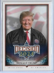 IMPRESIONANTE 2024 DECISIÓN ARCO IRIS ~ TARJETA DE ACTUALIZACIÓN DEL PRESIDENTE DONALD J. TRUMP #200 - Imagen 1 de 2