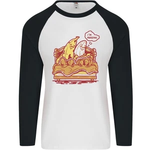 A Nackt Banane Kalt IN Bett Herren L/S Baseball - Bild 1 von 9
