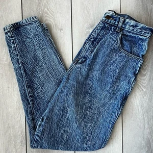 Vintage 80er Stefano Acid Wash Jeans 12 High Rise Straight Leg Mom Jeans Tapered - Bild 1 von 11