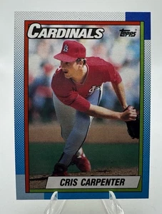 Cris Carpenter 1990 Topps #443 Cardenales de San Luis - Imagen 1 de 2