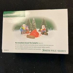 Department Dept 56 Marshmallows Around the Campfire North Pole Series Christmas - Picture 1 of 8