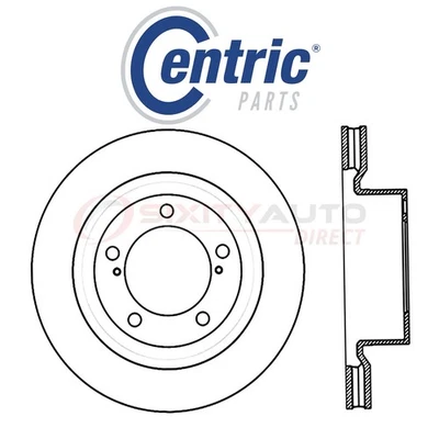 Centric C-TEK Disc Brake Rotor for 2007-2018 Toyota Tundra 4.0L 4.6L 4.7L ir Foto 1 de 4