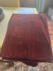 Restoration Hardware Vintage Velvet Drapery 50 x 96 Cayenne Pair.  3 Pairs Avail - Picture 1 of 3