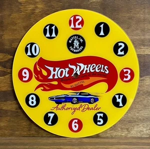 14-3/8" Hot Wheels Round Replacement Clock Face for Pam Style Clock FREE SHIP - Picture 1 of 1