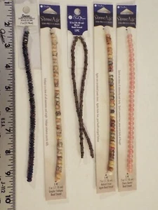 LOT-BLUE MOON STONE AGE SEMI-PRECIOUS-METAL-DARICE-BEADS-RONDELLE-FELDSPAR-AGATE - Picture 1 of 7