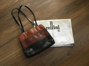 Cellini Genuine Cowhide Leather Tricolour Handbag - Picture 1 of 5