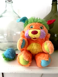Peluche popples Vintage orange 1986 - Photo 1/5