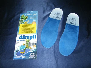 SUNBED GEL EINLEGESOHLE FUßBETT Gr. 35 -50 SOHLE DÄMPFT DEN AUFTRITT WASCHBAR - Bild 1 von 3