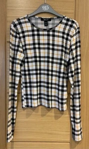 New Look Girls Generation 9-15 Checked Long Sleeve Top Age 12-13 - Perfect - Picture 1 of 2
