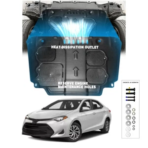 For Toyota Corolla 2017-2018 Under Engine Splash Guards Front Engine Mud Flaps - Picture 1 of 11