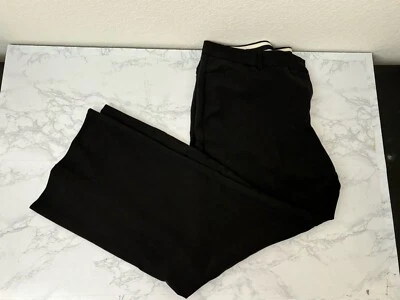 Pantalones de pierna ancha Metaphor Fiona para mujer 18 negros recortados al tobillo W1 Foto 1 de 4
