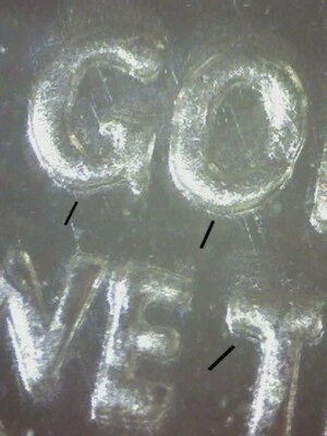 1960 ROOSEVELT DIME PROOF  DDO   MOTTO-DATE-INITIALS    772 - Image 1 of 4